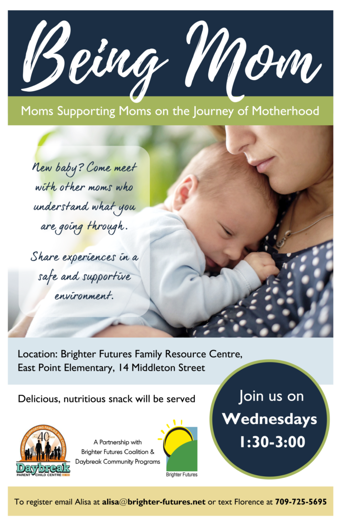 being mom poster – Daybreak Parent Child Centre